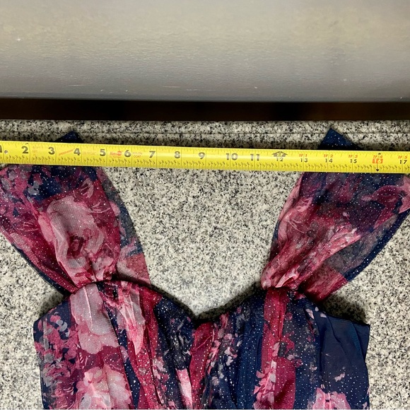 Lovely Grace Long Whimsigoth Gown Babydoll Forest Fairy Y2K Mesh Glitter Size S - Picture 12 of 17